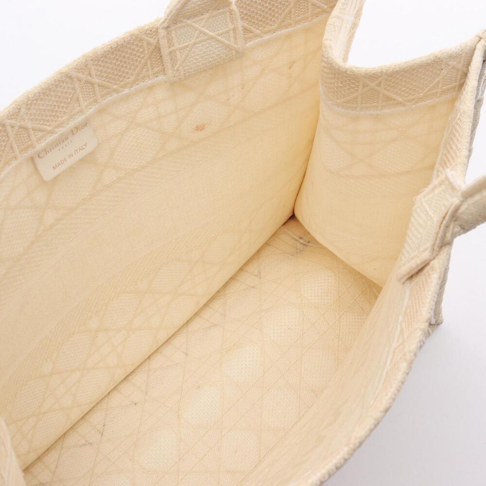 Dior BOOK TOTE Bag Canvas Ivory White - Picture 4 of 9